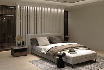 Paintable Wood Slat Room Divider