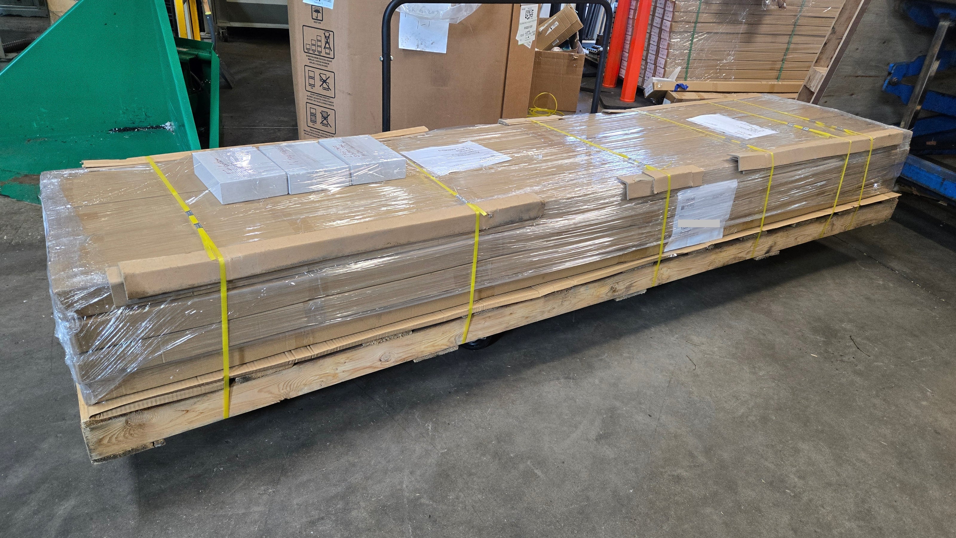 wood slat room divider