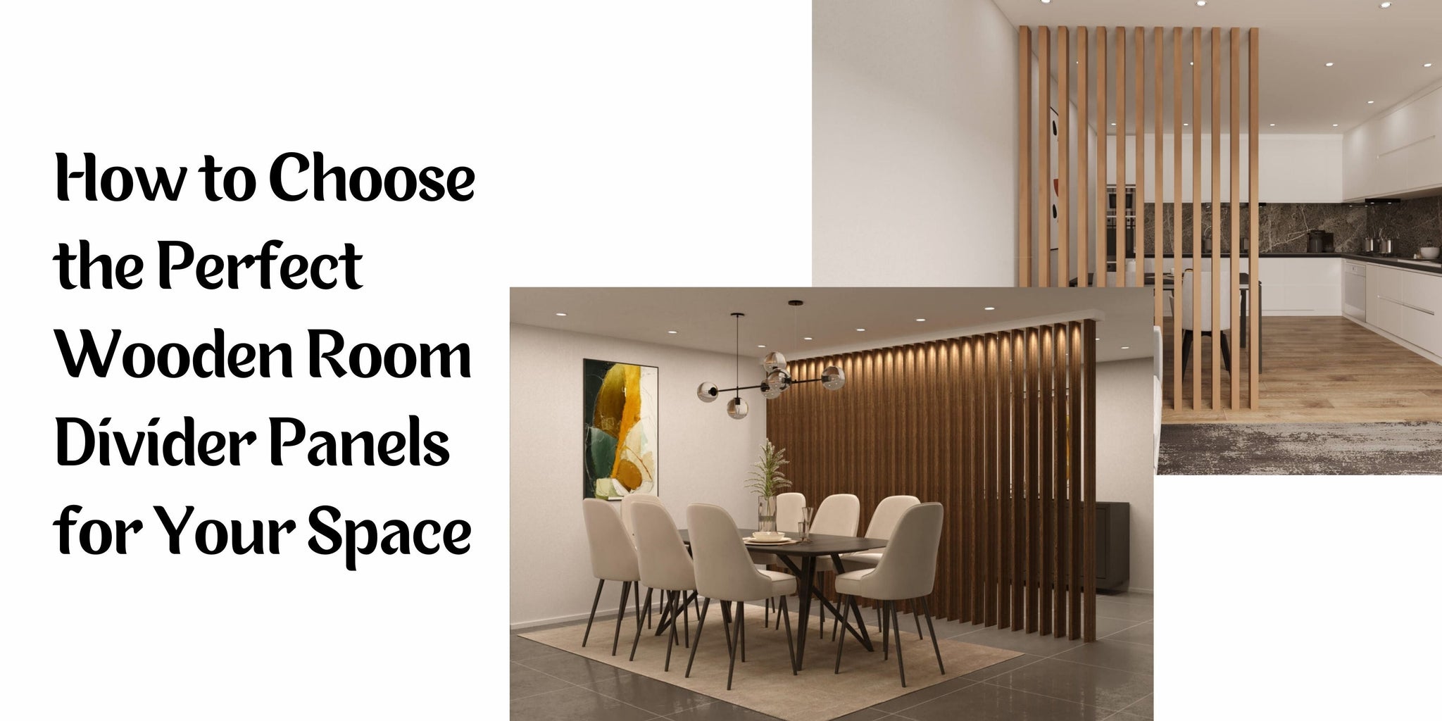 Wooden Room Divider Panels