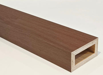 Wood Slat Room Divider SKANDINAVIA Dark Walnut Sample