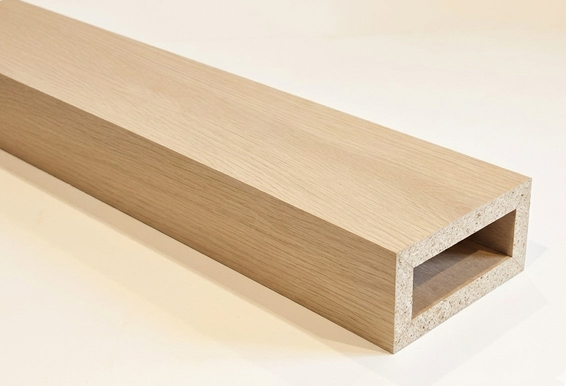 Unfinished stainable wood slat divider