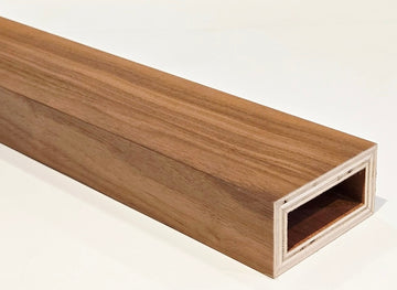 Wood Slat Room Divider SKANDINAVIA Walnut Sample