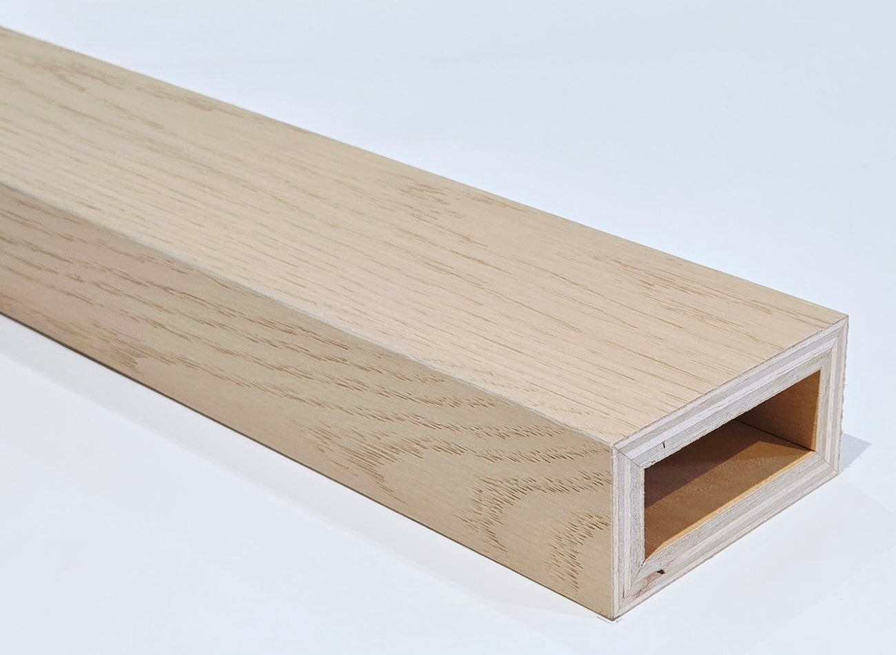 Wood Slat Room Divider – White Oak