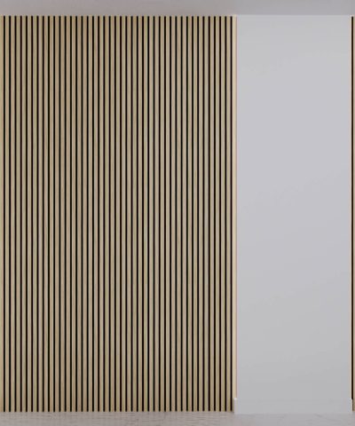 Walnut Acoustic Wood Slat Panel (94x12) - PRIMO PANELS